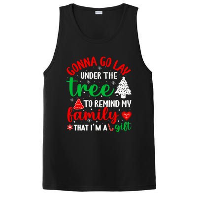 Gonna Go Lay Under The Tree Christmas Funny XMas Pajama Gift PosiCharge Competitor Tank