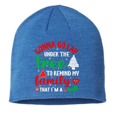 Gonna Go Lay Under The Tree Christmas Funny XMas Pajama Gift Sustainable Beanie