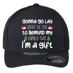 Gonna Go Lay Under The Tree Christmas Funny XMas Pajama Gift Flexfit Unipanel Trucker Cap