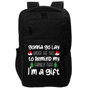 Gonna Go Lay Under The Tree Christmas Funny XMas Pajama Gift Impact Tech Backpack