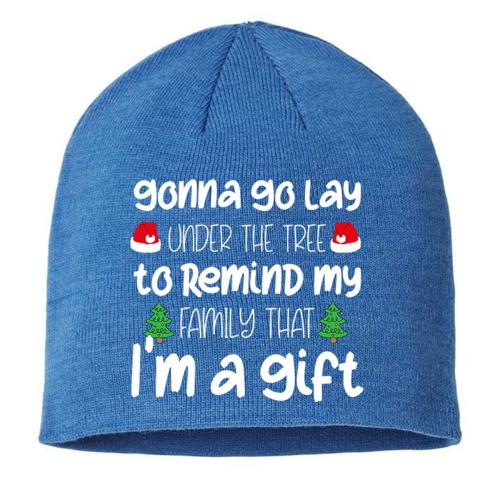 Gonna Go Lay Under The Tree Christmas Funny XMas Pajama Gift Sustainable Beanie