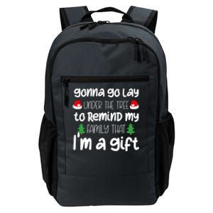 Gonna Go Lay Under The Tree Christmas Funny XMas Pajama Gift Daily Commute Backpack