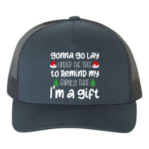 Gonna Go Lay Under The Tree Christmas Funny XMas Pajama Gift Yupoong Adult 5-Panel Trucker Hat