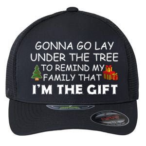 Gonna Go Lay Under The Tree Family Matching Christmas Humor Great Gift Flexfit Unipanel Trucker Cap