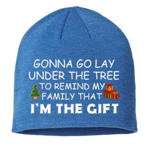 Gonna Go Lay Under The Tree Family Matching Christmas Humor Great Gift Sustainable Beanie