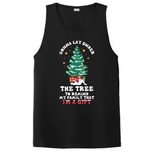 Gonna Go Lay Under The Tree Funny Family Christmas Sarcastic Cool Gift PosiCharge Competitor Tank