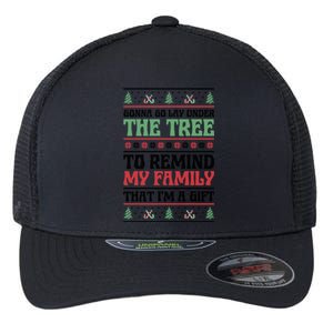 Gonna Go Lay Under The Tree Sarcastic Family Christmas Gift Flexfit Unipanel Trucker Cap