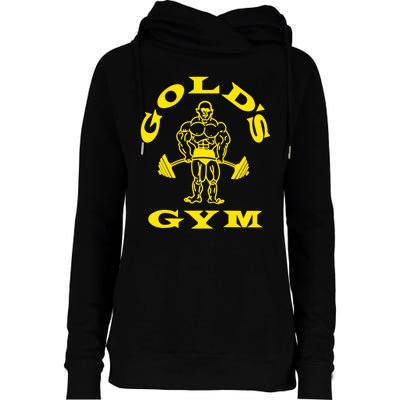 Gold's Gym Logo Womens Funnel Neck Pullover Hood