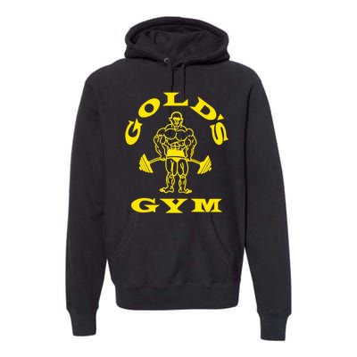 Gold's Gym Logo Premium Hoodie