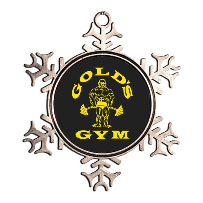 Gold's Gym Logo Metallic Star Ornament