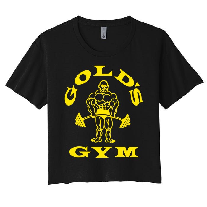 Gold's Gym Logo Women's Crop Top Tee