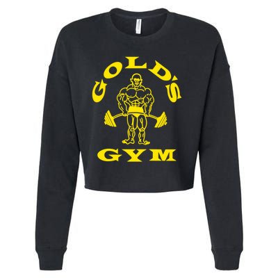 Gold's Gym Logo Cropped Pullover Crew