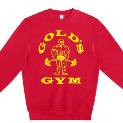 Gold's Gym Logo Premium Crewneck Sweatshirt