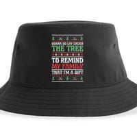Gonna Go Lay Under The Tree Sarcastic Family Christmas Funny Gift Sustainable Bucket Hat