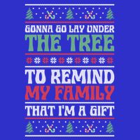 Gonna Go Lay Under The Tree Sarcastic Family Christmas Funny Gift Sustainable Beanie