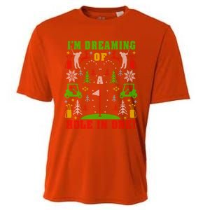 Golfing Golf Lover Ugly Christmas Party Gift Cooling Performance Crew T-Shirt