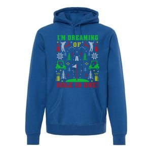 Golfing Golf Lover Ugly Christmas Party Gift Premium Hoodie