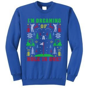 Golfing Golf Lover Ugly Christmas Party Gift Tall Sweatshirt