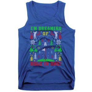 Golfing Golf Lover Ugly Christmas Party Gift Tank Top