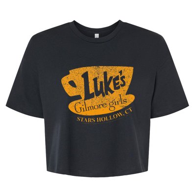 Gilmore Girl LukeS Diner Stars Hollow Bella+Canvas Jersey Crop Tee