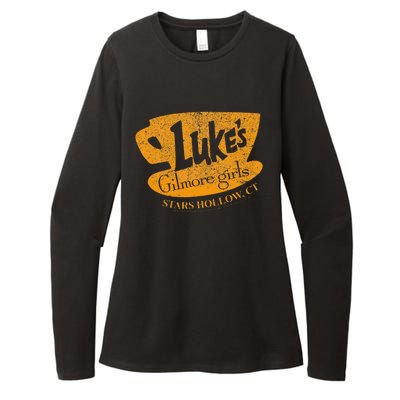 Gilmore Girl LukeS Diner Stars Hollow Womens CVC Long Sleeve Shirt