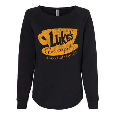 Gilmore Girl LukeS Diner Stars Hollow Womens California Wash Sweatshirt