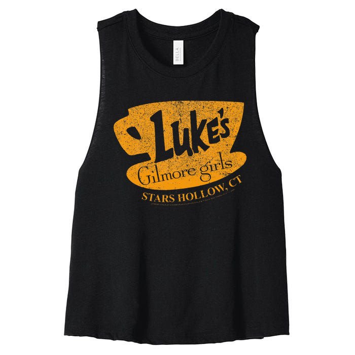 Gilmore Girl LukeS Diner Stars Hollow Women's Racerback Cropped Tank