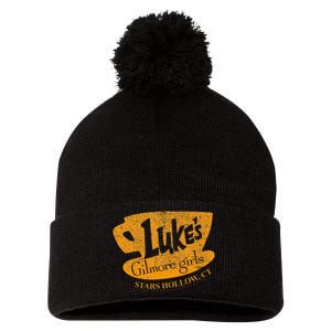 Gilmore Girl LukeS Diner Stars Hollow Pom Pom 12in Knit Beanie