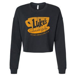 Gilmore Girl LukeS Diner Stars Hollow Cropped Pullover Crew