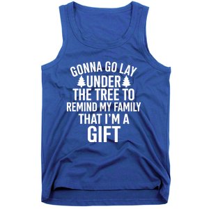 Gonna Go Lay Under The Tree To Remind My Family Christmas Gift Tank Top