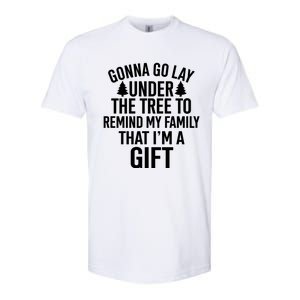 Gonna Go Lay Under The Tree To Remind My Family Christmas Gift Softstyle CVC T-Shirt