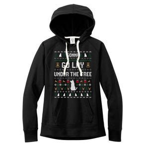 Gonna Go Lay Under Tree Holiday Ugly Christmas Sweater Meaningful Gift Women's Fleece Hoodie