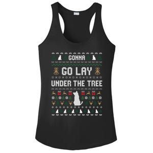 Gonna Go Lay Under Tree Holiday Ugly Christmas Sweater Meaningful Gift Ladies PosiCharge Competitor Racerback Tank