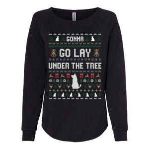 Gonna Go Lay Under Tree Holiday Ugly Christmas Sweater Meaningful Gift Womens California Wash Sweatshirt