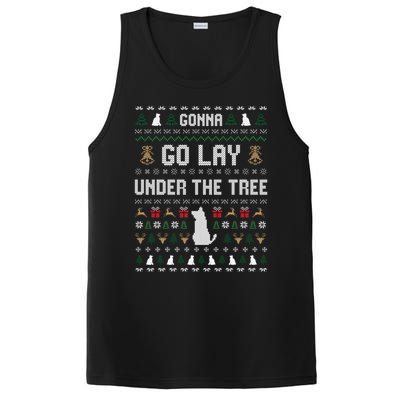 Gonna Go Lay Under Tree Holiday Ugly Christmas Sweater Meaningful Gift PosiCharge Competitor Tank