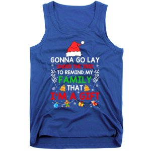 Gonna Go Lay Under The Tree To Remind My Family Funny Xmas Gift Tank Top