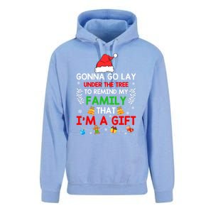 Gonna Go Lay Under The Tree To Remind My Family Funny Xmas Gift Unisex Surf Hoodie