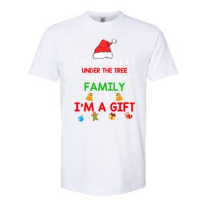 Gonna Go Lay Under The Tree To Remind My Family Funny Xmas Gift Softstyle CVC T-Shirt