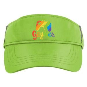 Gaymer Gift Lgbt Pride Gay Gamer Rainbow Flag Gift Adult Drive Performance Visor