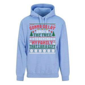 Gonna Go Lay Under The Tree To Remind That I Am A Gift Xmas Gift Unisex Surf Hoodie