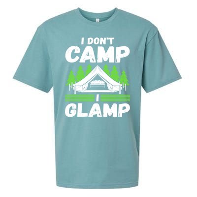 Glamper Glamp Life Outdoor I Dont Camp I Glamp Sueded Cloud Jersey T-Shirt