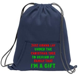 Gonna Go Lay Under The Tree To Remind My Family Im Present Sweatshirt Cinch Pack Bag