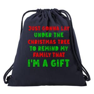 Gonna Go Lay Under The Tree To Remind My Family Im Present Drawstring Bag