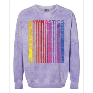 Gymnastics Gymnast Lover Cheerleading Aerobics Acrobatics Colorblast Crewneck Sweatshirt