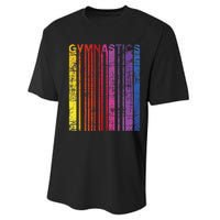 Gymnastics Gymnast Lover Cheerleading Aerobics Acrobatics Performance Sprint T-Shirt