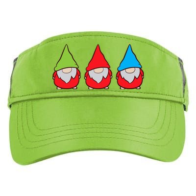 Garden Gnome Lover Cute Garden Gnomes Premium Adult Drive Performance Visor