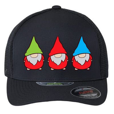 Garden Gnome Lover Cute Garden Gnomes Premium Flexfit Unipanel Trucker Cap