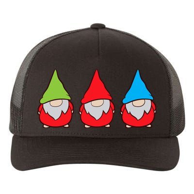 Garden Gnome Lover Cute Garden Gnomes Premium Yupoong Adult 5-Panel Trucker Hat