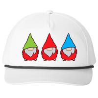 Garden Gnome Lover Cute Garden Gnomes Premium Snapback Five-Panel Rope Hat