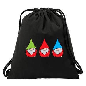 Garden Gnome Lover Cute Garden Gnomes Premium Drawstring Bag